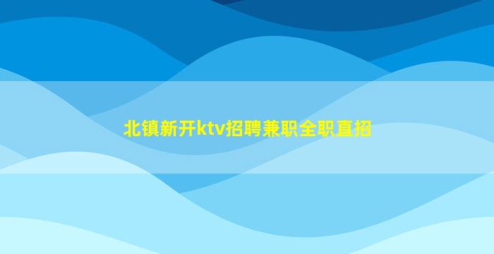 北镇新开ktv招聘兼职全职直招